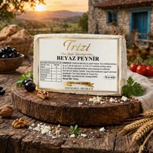 Trizi Tam Yağlı Olgunlaştırılmış Orta Sert İnek Beyaz Peynir 550-600 gr