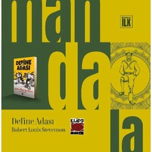 Elips Kitap Mandala Dünyası - Define Adası (Büyükler Için Boyama)
