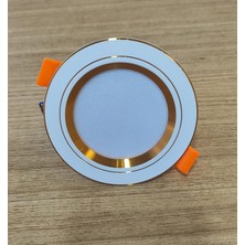 Sorti 7W Sıva Altı 3 Renk LED Spot Gold Kasa