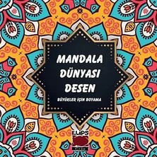 Elips Kitap Mandala Dünyası-Desen (Büyükler Için Boyama)