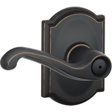 Skygo (Privacy, Aged Bronze) - F40 Fla 716 Cam Camelot Flair Privacy Lever, Aged Bronze