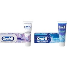 Skygo Oral-B 3 Boyutlu Beyazlık Diş Macunu Seti 75 ml x 2 Adet (Perfection + Çay ve Kahve)