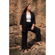 Mivoon Bürümcük Kumaş Kimono Takım