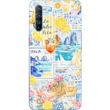 TechTree Oppo Reno 3-A91 Uyumlu La Dolce Vita Italyan Rüyası Baskılı Silikon Kılıf