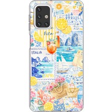 TechTree Samsung Galaxy M31S Uyumlu La Dolce Vita Italyan Rüyası Baskılı Silikon Kılıf