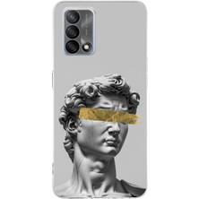 TechTree Oppo A74 Uyumlu Modern Hellenistik Davut Baskılı Silikon Kılıf