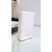 Skygo H002 20000 Mh Pd 30W ve USB 22.5W Fast Hızlı Şarj Dahili Type C ve Lightning Kablolu Dünya Standartlarına Uygun Polymer Batarya Birebir Amper Powerbank (Beyaz)