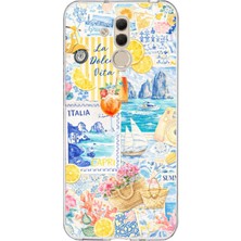 TechTree Huawei Mate 20 Lite Uyumlu La Dolce Vita Italyan Rüyası Baskılı Silikon Kılıf