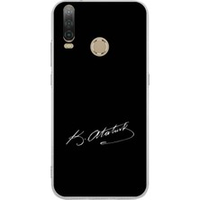 TechTree General Mobile Gm 10 Uyumlu Atanın Izi Imza Baskılı Silikon Kılıf