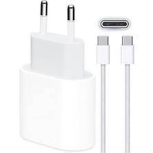 Skygo 35W Usb-C 17/16/15/ Pro/max/plus Pd Güç Adaptörü ve Kablo Set Gan Tech (Şarj Isısını Azaltır) Type-C Hızlı Şarj Cihazı - Uyumlu & iPad &
