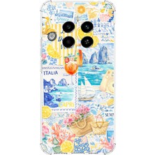 TechTree Realme 12 4g-12 Plus Uyumlu La Dolce Vita Italyan Rüyası Baskılı Silikon Kılıf