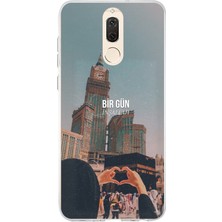 TechTree Huawei Mate 10 Lite Uyumlu Kabe Sevdası Baskılı Silikon Kılıf
