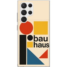 TechTree Samsung Galaxy S22 Ultra Uyumlu Bauhaus Akımı Baskılı Silikon Kılıf
