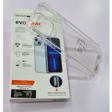 Skygo Düşme Çarpma Korumalı Darbe Emici Gelişmiş Kamera Korumalı Uv Işıklarına Dayanıklı Çizilmez Metal Toz Filtreli Kristal A Kalite Şeffaf Telefon Kılıfı Evoclear (Iphone 14 Pro Ile Uyumlu)