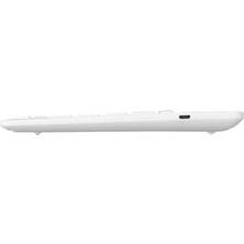 Skygo Everest KB-BT82 Q Kablosuz Beyaz/gümüş Mac/win//ıos Uyumlu Bluetooth Ultra Ince