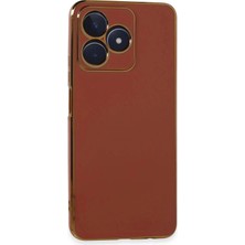 Durukar®  Realme C53 Kılıf Volet Silikon - Kırmızı