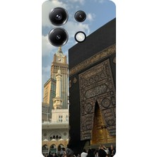 TechTree Poco X6 Pro Uyumlu Manevi Huzur Kabe Kapısı Umre Baskılı Silikon Kılıf
