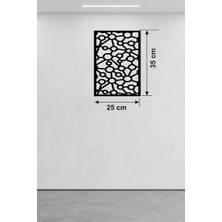 Belirtilmemiş Bağlantı Temalı Ahşap Duvar Tablosu - 25X35 cm Kesim Soyut Pano