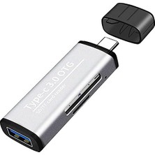 Skygo USB 3.0 Type-C Kart Okuyucu 3in1 USB Otg Sd Tf Microsd Kart Okuyucu