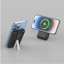 Skygo LP-PW004 Akıllı Saat Kablosuz Şarj Özellikli Powerbank 10000MAH 15W Siyah