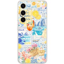 TechTree Samsung Galaxy S25 Uyumlu La Dolce Vita Italyan Rüyası Baskılı Silikon Kılıf