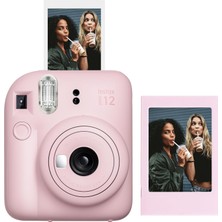 Skygo Mini 12 Pembe Fotoğraf Makinesi ve Fotoğraf Çerçeve Seti