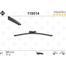 Valeo Cosmotex Silecek Süpürgesi Arka Golf6-Golf7-Polo-Fabia 280 mm