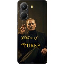 TechTree Poco X7 Pro Uyumlu Atatürk Father Of The Turks Baskılı Silikon Kılıf