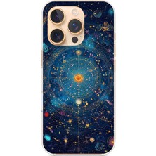 TechTree iPhone 16 Pro Uyumlu Yıldız Atlası Kozmik Rehber Baskılı Silikon Kılıf