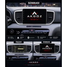 GÖZA-X Jeep Grand Cherokee 1999-2005 Multimedya Çerçevesi  9 Inç Soketleri Içinde