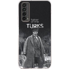 TechTree Huawei P Smart 2021 Uyumlu Atatürk'ün Mirası Baskılı Silikon Kılıf