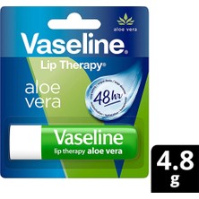 4 Adet Vaseline Lip Therapy Dudak Bakım Kremi Aloe Vera 4.8 gr