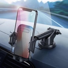 Skygo Telefon Tutucu Araç Otomatik Klipsli Araba Telefon Tutucu Ayarlanabilir Cam ve Torpido Için Yüksek Kalite Tutucu