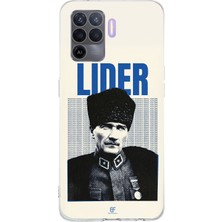 TechTree Oppo Reno 5 Lite Uyumlu Atatürk Lider Baskılı Silikon Kılıf