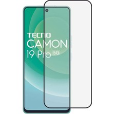 Skygo - Camon 19 ve 19 Pro Ekran Koruyucu | Şeffaf Esnek Cam ile Tam Kapsama | Kırılmaz Seramik Yapı | Uzun Ömürlü Yüzey Koruması