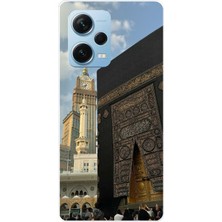 TechTree Redmi Note 12 Pro 5g Uyumlu Manevi Huzur Kabe Kapısı Umre Baskılı Silikon Kılıf