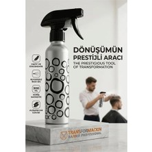 Belirtilmemiş Alüminyum Metal Berber Kuaför Su Spreyi Şişesi Profesyonel Saç Fısfısı 300 ml 723021