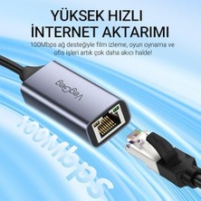 Skygo Veggieg USB 2.0 100MBPS RJ45 Lan Ethernet Internet Çevirici Dönüştürücü