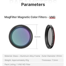 Skygo Magfilter 1-5 Stop Variable Nd Filtre