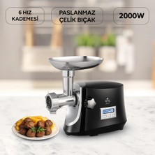 Kısmet King KKM693 Atakan Kıyma Makinesi, 2000W Motor Gücü ve Dijital Kontrol