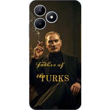 TechTree Realme Note 50 Uyumlu Atatürk Father Of The Turks Baskılı Silikon Kılıf