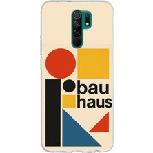 TechTree Redmi 9 Uyumlu Bauhaus Akımı Baskılı Silikon Kılıf