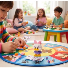 Sluban LEGO Bricks 3D Pembe Ördek Daisy Duck 5 cm Mini Yapım Seti Oyuncak Model
