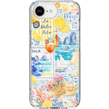 TechTree iPhone 16E - 17E Uyumlu La Dolce Vita Italyan Rüyası Baskılı Silikon Kılıf