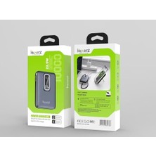 Skygo Magnetic Powerbank, 10000MAH Kablosuz Hızlı Şarj Magsafe Uyumlu LED Ekranlı, 22.5W Pd Qc Taşınabilir Şarj Cihazı, Standlı, Type-C USB Power Bank Güç Kaynağı Derin Lacivert