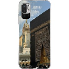 TechTree Redmi Note 10 5g Uyumlu Manevi Huzur Kabe Kapısı Umre Baskılı Silikon Kılıf