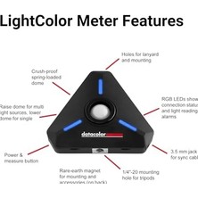 Skygo Datacolor Lightcolor Metre - Fotoğraf, Video ve Sinema Için Bluetooth Özellikli Işık ve Renk Sıcaklığı Ölçer - Sürekli Gerçek Zamanlı Veri Akışı - Taşınabilir, Kompakt, Düşmeye Dayanıklı