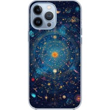 TechTree iPhone 13 Pro Max Uyumlu Yıldız Atlası Kozmik Rehber Baskılı Silikon Kılıf