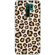TechTree Redmi 9 Uyumlu Vahşi Zarafet Leopar Desenli Baskılı Silikon Kılıf