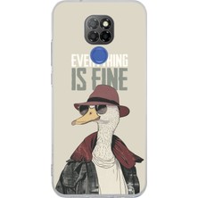 TechTree General Mobile Gm 20 Uyumlu Everything Is Fine Baskılı Silikon Kılıf